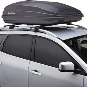 SportRack Vista XL Rear Opening Cargo Box,Black