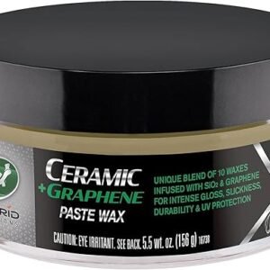 Turtle Wax 53737 Hybrid Solutions Ceramic Graphene Paste Wax, Patent-Pending Advanced Paint Protection, Extreme Gloss High Shine Finish, For Cars Trucks and More, 5.5 oz. (Pack of 1)