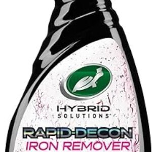 Turtle Wax 53759 Hybrid Solutions All Wheel Cleaner and Iron Remover, Rapid Removal of Surface Contaminants, Brake Dust and Rust, Safe for All Vehicle Paint, Low Odor Formula, 23 Oz. (Pack of 1)