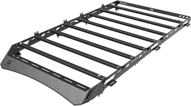 Tyger Auto Platform Style Roof Rack Compatible with 2010-2024 Toyota 4Runner | Cargo Storage Carrier for Outdoors Gear| Paintable Accent Inserts to Color Match | TG-RR1T33668