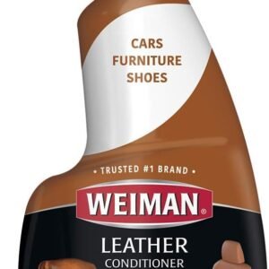 Weiman Leather Cleaner and Conditioner for Furniture - Cleans Conditions and Restores Leather Surfaces - UV Protectants Help Prevent Cracking or Fading of Leather Car Seats, Shoes, Purses