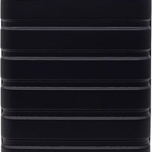 Wrangler Hardside Spinner Carry-On Luggage, Black, 20-Inch