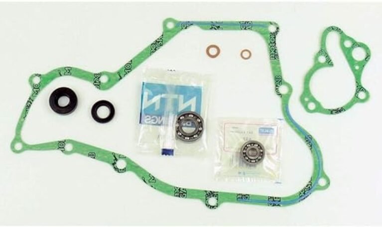 Athena Parts Water Pump Gasket Kit with Bearings for Honda CR80R 85-02, CR85 R03-07, black