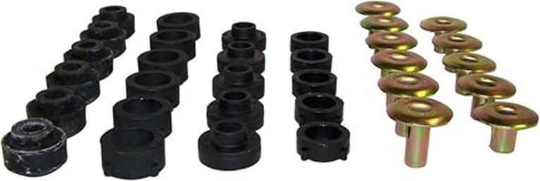 Crown Automotive Body Mount Kit Body, Black, Zinc