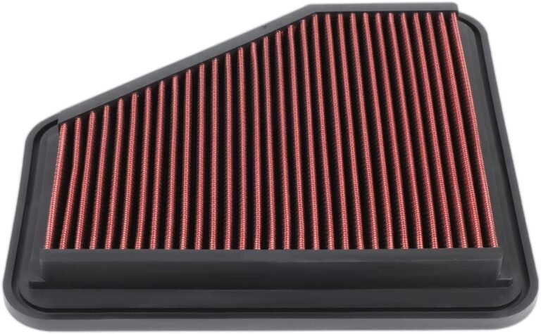 DNA Motoring AFPN-181-RD Clean Air Washable Drop In Panel Air Filter Enhance Engine Performance Power & Acceleration Improve [Compatible with 06-08 Rav4 2.4L / 06-12 Rav4 3.5L / 09-12 Rav4 2.5L]