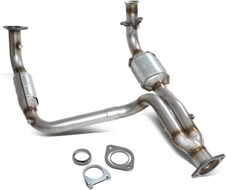 DNA MOTORING Factory Style Catalytic Converter Exhaust Y-Pipe Compatible with 02-05 Escalade Avalanche 1500 4.3 4.8 5.3L, OEM-CONV-001