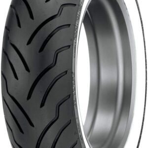Dunlop American Elite Whitewall Rear Tire (Wide Whitewall / MT90B16)