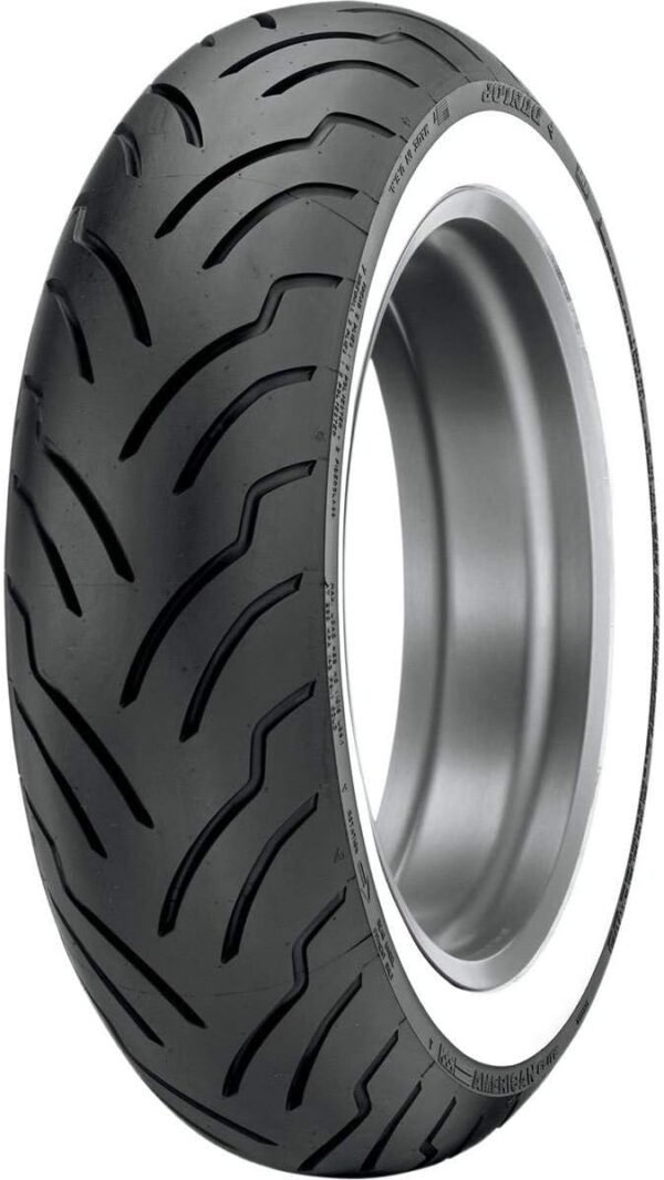 Dunlop American Elite Whitewall Rear Tire (Wide Whitewall / MT90B16)
