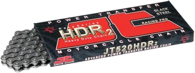 JT Chain JTC520HDR120SL Black Steel 520HDR 120-Link Heavy Duty Drive Chain