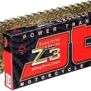 JT Chain JTC520Z3GS120RL (520 Series) Gold 120 Link Super Heavy Duty X-Ring Chain with Connecting Link
