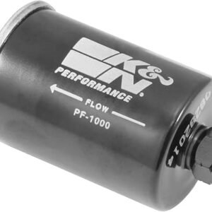 K&N Gasoline Fuel Filter: High Performance Fuel Filter, Premium Engine Protection, Compatible with 1982-2013 GM Truck/Passenger Car Fuel Injected Gasoline Engines, PF-1000