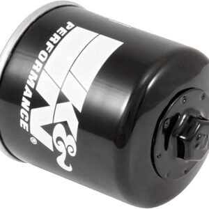 K&N Motorcycle Oil Filter: High Performance, Premium, Designed to be used with Synthetic or Conventional Oils, Wrench Off Nut: Fits Select Honda, Kawasaki, Triumph, Yamaha Motorcycles, KN-204-1