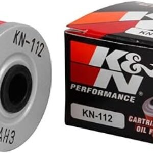 K&N Motorcycle Oil Filter: High Performance, Premium, Designed to be used with Synthetic or Conventional Oils: Fits Select Honda, Kawasaki Motorcycle Models, KN-112