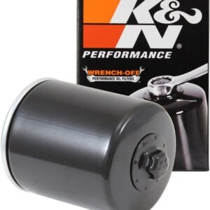 K&N Motorcycle Oil Filter: High Performance, Premium, Designed to be used with Synthetic or Conventional Oils, Wrench Off Nut: Fits Select Harley Davidson Motorcycles, KN-171B