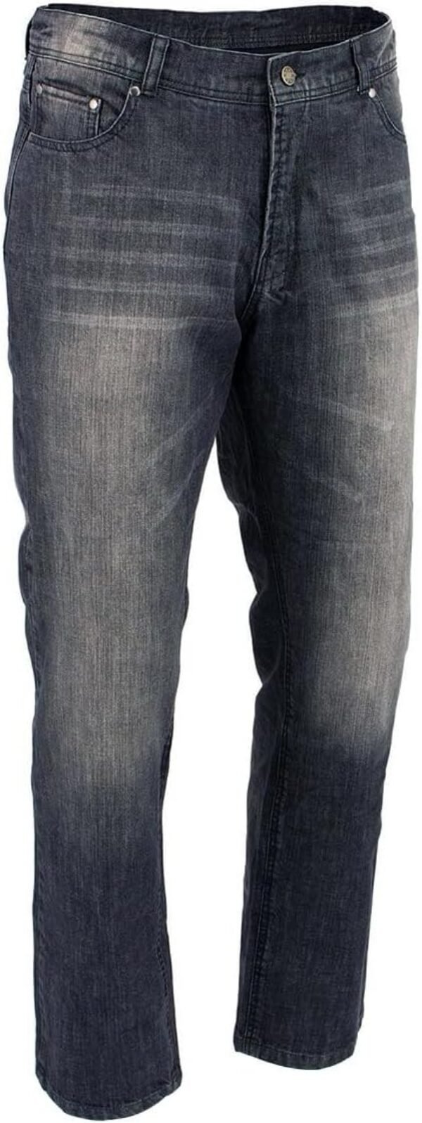 Milwaukee Leather MDM5001 Men's Metro Black CE Armored Motorcycle Riding Denim Jeans Reinforced w/Aramid Fibers