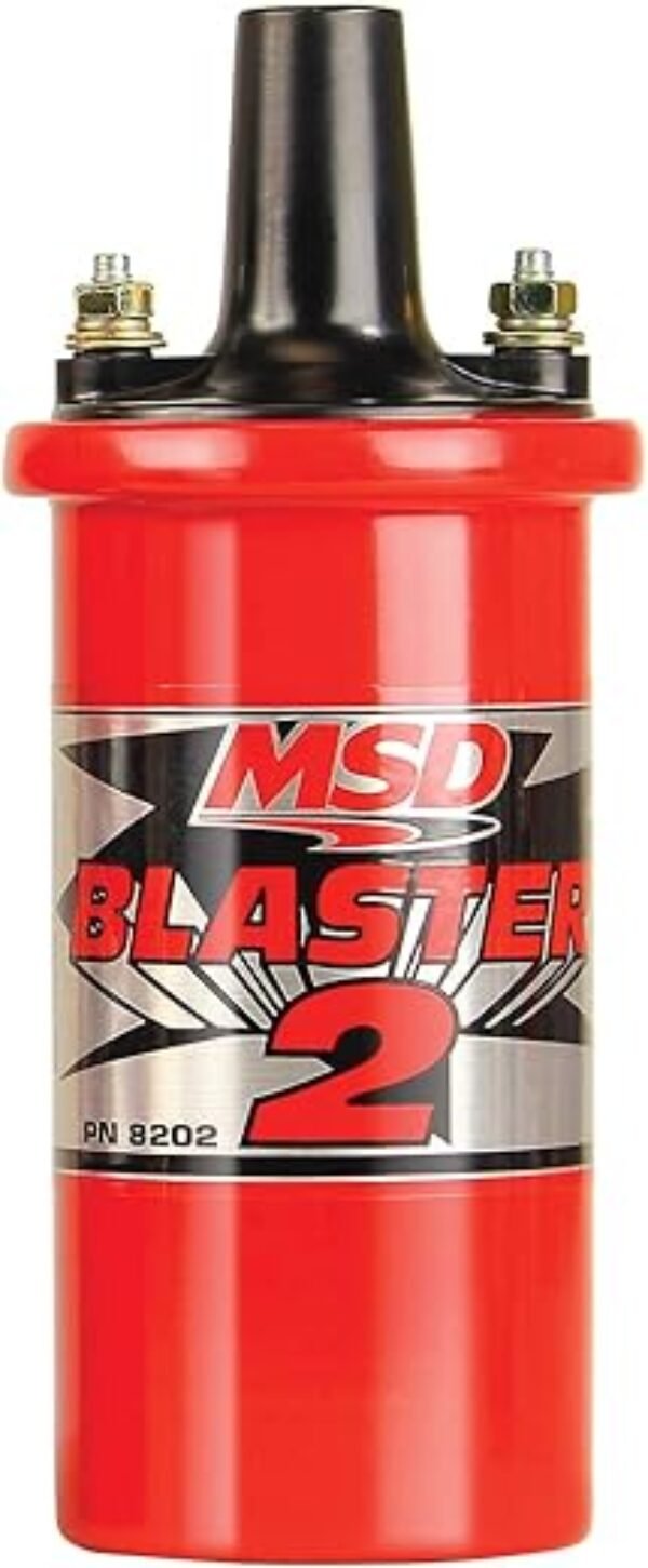 MSD 8202 Ignition Canister Coil Blaster 2 Series High Performance, Red, 6-series ignition