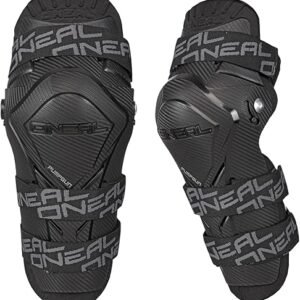 O'NEAL Mens Pump gun Mx Knee Guard Carbon Look(Black, One Size)