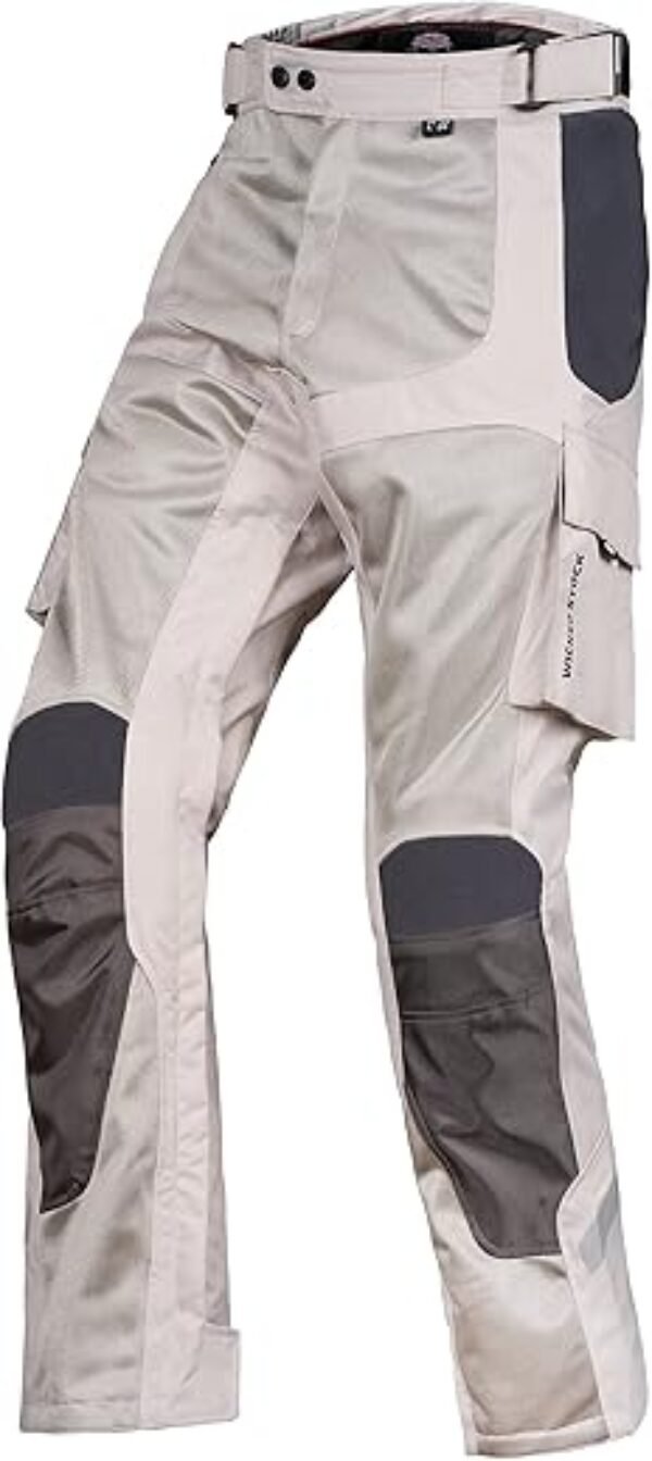 WICKED STOCK Mesh Motorcycle Pants - Armor CE Level 2 Motocross Pants
