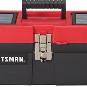 CRAFTSMAN Tool Box, Lockable, 16 in., Red/Black (CMST16901)
