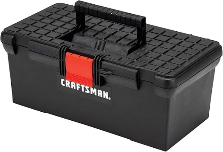 CRAFTSMAN Tool Box, Tool Storage, Lockable, Black, 16 Inch (CMST16005)