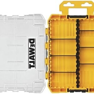 DEWALT Tool Box, Tough Case Organizer, Medium, 8-Compartments, for Small Tools and Accessories (DWAN2190)