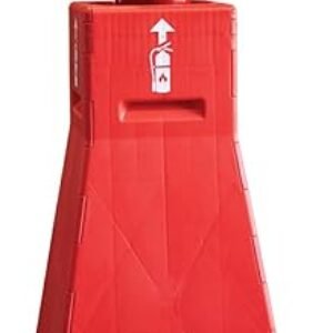 MAGNUM Firebox, Portable Fire Extinguisher Stand, OSHA Compliant, Emergency Fire Extinguisher Safety Station Stand for Construction Jobsites, Easy to Assemble and Disassemble, Holds up to 30 Lbs