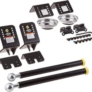 Omega Lift 92100 Wheel Arm Kit 2 Pack - Hanging Tires on Post Lift Arm for Car Tire Rotation Changer Brake Jobs and more