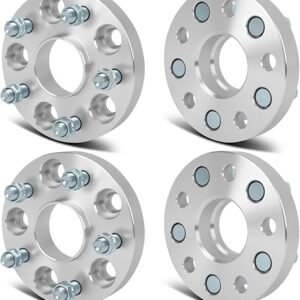 SCITOO 4Pcs 5x120 Wheel Spacers 1 inch Bore 64.1mm Studs 14x1.5 5 Lug Wheel Spacers Fit for Honda Ridgeline 2006-2023,for Honda Odyssey 2005-2023