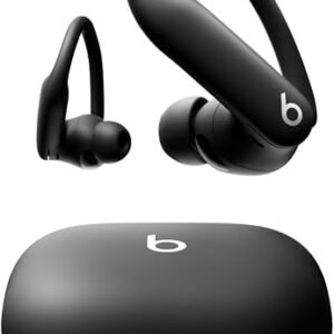 Beats Powerbeats Pro 2 - Wireless Noise Cancelling Workout Earbuds with Secure- Fit Earhooks, Up to 45-Hour Battery with Charging Case, Sweat & Water Resistant, Heart Rate Monitoring - Jet Black