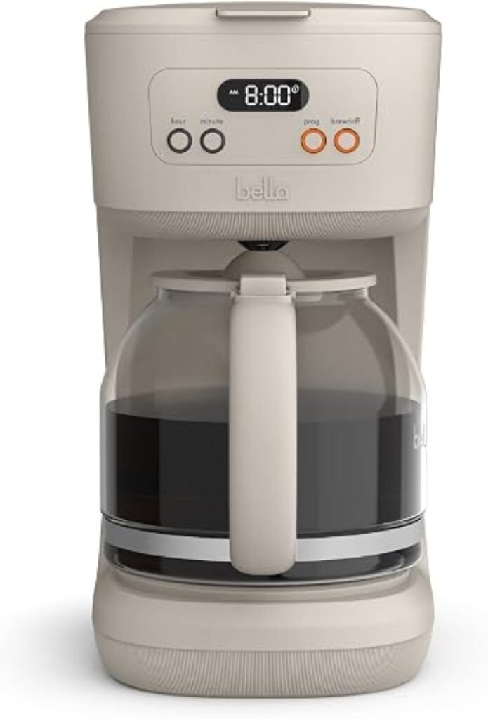 Bella 12-Cup Programmable Coffee Maker, LCD, Auto Shutoff, 900W