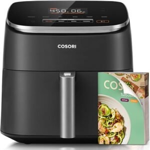 Cosori TurboBlaze Air Fryer, 9-in-1, 6 Qt, PFAS-Free Ceramic Coating
