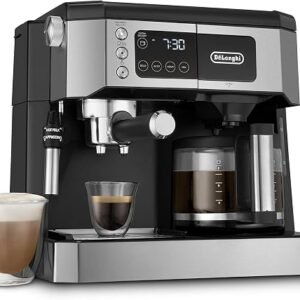 De'Longhi All-in-One Espresso & Coffee Maker, 10-Cup Pot, Milk Frother