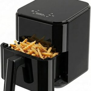 DUMOS 3 Qt Air Fryer, Compact Digital Airfryer with Auto Shut-Off, Fast Cooking for Quick Easy Meals, Space Saving Mini Air Fryer for Small Kitchens, Apartments & Singles