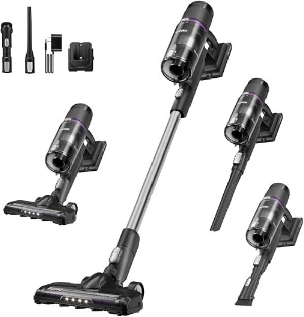 Eureka ReactiClean 200W Lightweight Cordless Stick Vacuum, NEC410BK