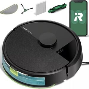 iRobot Roomba 105 Combo Robot Vacuum & Mop - Easy to use, Intense Power-Lifting Suction, LiDAR Navigation, Multiple Cleaning Modes, Avoids Mopping Carpets, Self-Charging