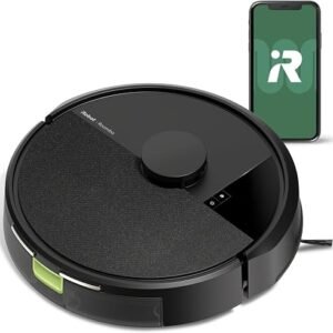 iRobot Roomba 105 Vac Robot Vacuum - Easy to use, Intense Power-Lifting Suction, LiDAR Navigation, Multi-Surface Cleaning, Cleans in Neat Rows, Self-Charging