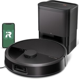 iRobot Roomba Max 715 Pet Robot Vacuum, 30,000Pa Suction, Dual Rubber Anti-Tangle Brushes & Side Brush, 90 Days Self-Emptying, PrecisionVision AI Obstacle Avoidance, 3D Mapping, Advanced Dirt Detect