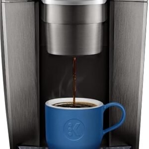 Keurig K-Elite Single Serve K-Cup Pod Coffee Maker, with Strength and Temperature Control, Iced Coffee Capability, 8 to 12oz Brew Size, Programmable, Brushed Slate