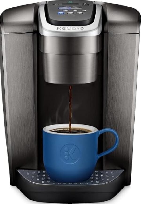 Keurig K-Elite Single Serve K-Cup Pod Coffee Maker, with Strength and Temperature Control, Iced Coffee Capability, 8 to 12oz Brew Size, Programmable, Brushed Slate