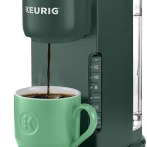Keurig K-Express Single Serve K-Cup Pod Coffee Maker, 3 Brew Sizes, Strong Button Feature, 42oz Removable Reservoir, Evergreen