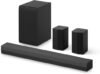 LG S40TR 4.1 ch. Home Theater Soundbar with Rear Surround Speakers and Wireless Subwoofer, Wow Interface, Dolby Audio, AI Sound Pro, Amazon Exclusive - Black