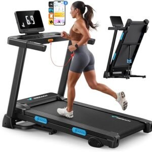 MERACH Treadmill for Home with Incline, 300LBS Capacity Foldable Treadmill