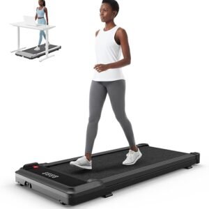NEWBULIG Walking Pad Treadmill for Home, Lightweight Walk Machine with Remote Control and LED Display, Portable Treadmill Under Desk for Walking, Jogging, Running