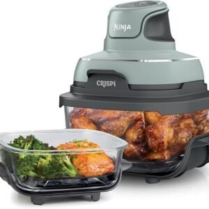 Ninja Crispi Glass Air Fryer, 4-in-1, Green, FN101SG