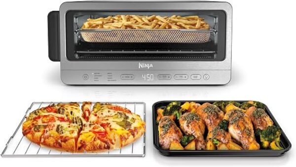 Ninja Flip Toaster Oven & Air Fryer, 8-in-1, Stainless Steel, SP151