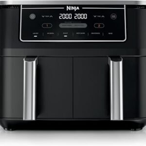 Ninja Foodi Air Fryer, 10 Qt DualZone, 6-in-1, Black, DZ302