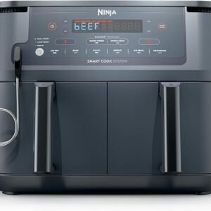 Ninja Foodi Air Fryer, 10 Qt DualZone Smart XL, 6-in-1, Grey, DZ550GY
