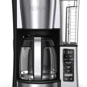 Ninja Fresh Brew Coffee Maker, 12 Cup Glass Carafe, Stainless Steel, CE251