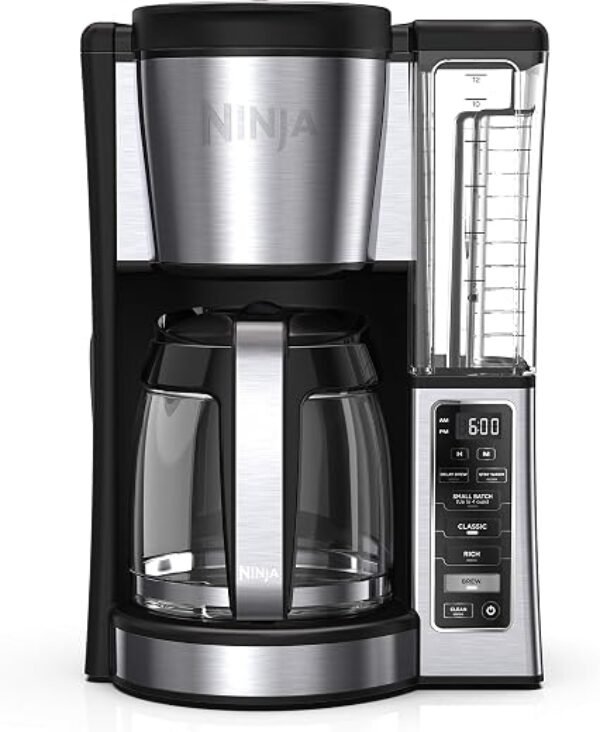 Ninja Fresh Brew Coffee Maker, 12 Cup Glass Carafe, Stainless Steel, CE251