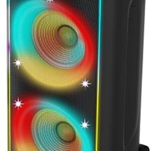 Philips TAX5000 Bluetooth Party Speaker with Dual 8" Woofers - 14HR Playtime, 200W Max Power, TWS, Auracast - Black